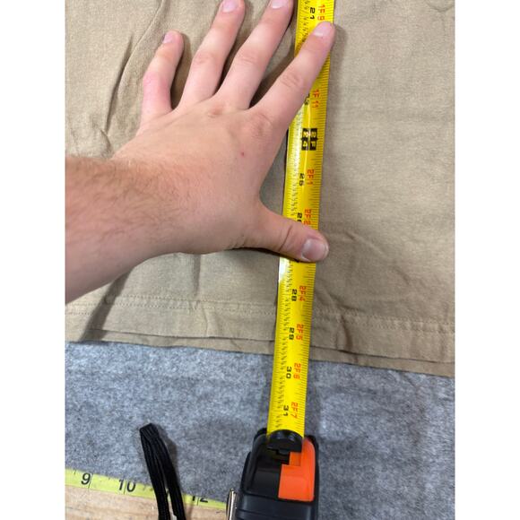 VINTAGE 90s Soldier Movie Shirt Mens XL Brown Graphic Murina USA Short Sleeve - Picture 3 of 10